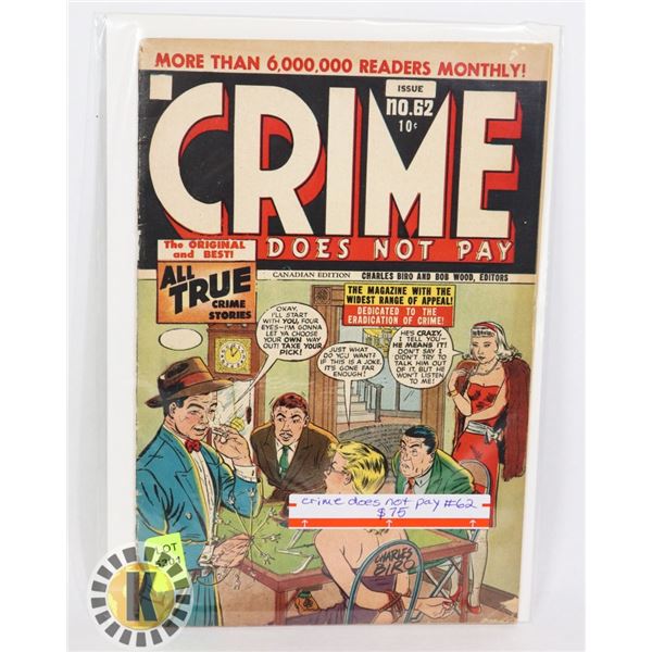 CRIME DOES NOT PAY #62