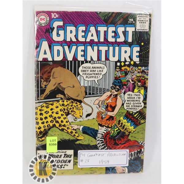 DC COMICS MY GREATEST ADVENTURES #28 1959