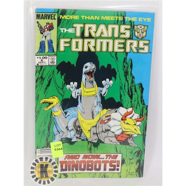 MARVEL COMICS THE TRANSFORMERS #8 SEPT