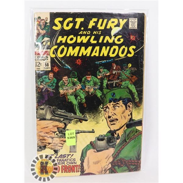 MARVEL COMICS SGT. FURY AND HIS HOWLINGS COMMANDOS