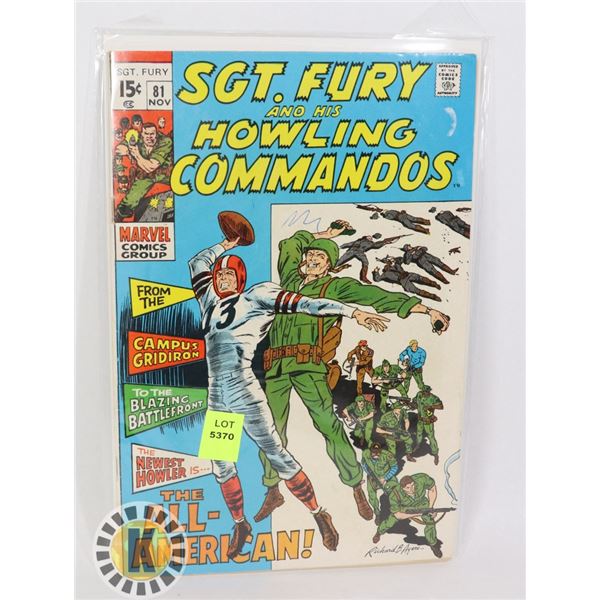 MARVEL COMICS SGT. FURY AND HIS HOWLINGS COMMANDOS