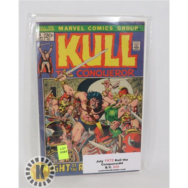 MARVEL COMICS KULL CONQUEROR