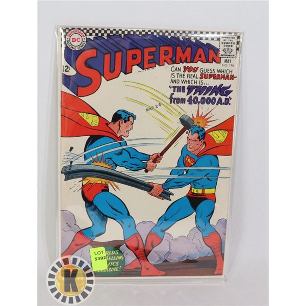 DC COMICS SUPERMAN #196 MAY