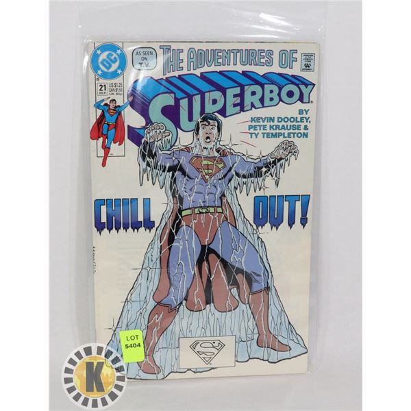 THE ADVENTURE OF SUPERBOY #21 DEC '91
