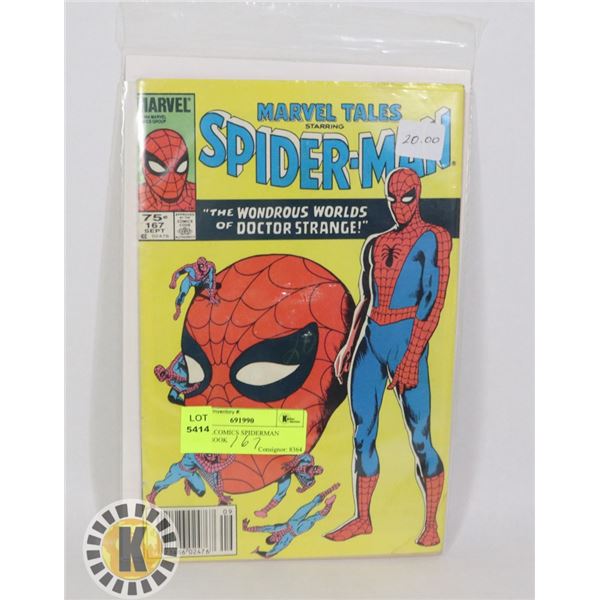 MARVEL COMICS SPIDERMAN  COMIC BOOK
