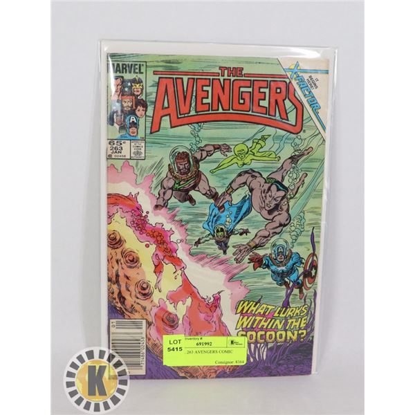 MARVEL 263 AVENGERS COMIC BOOK