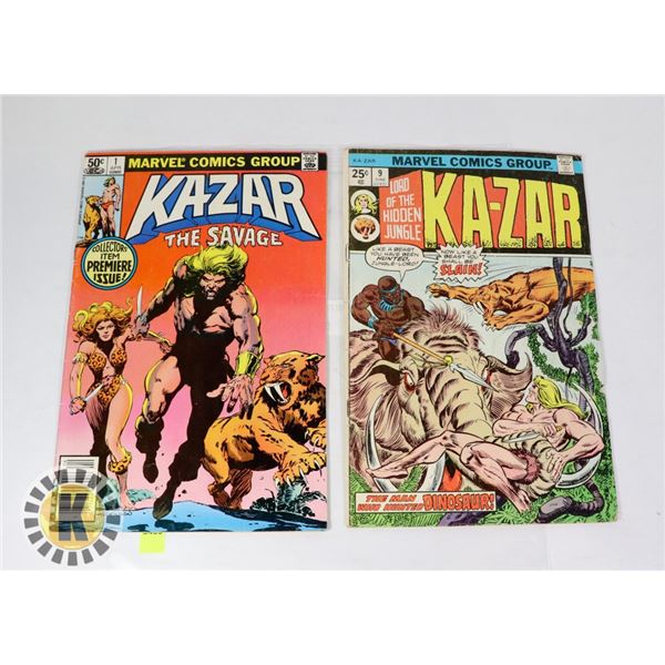 KA-ZAR   LORD OF THE HIDDEN JUNGLE  #9 AND KA-ZAR