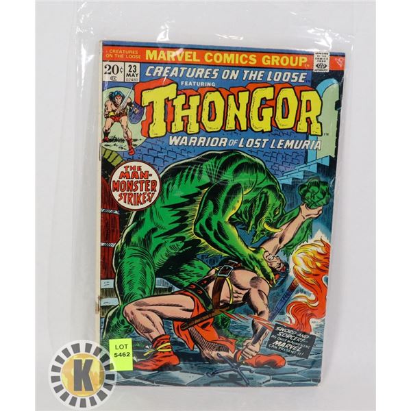 CREATURES ON THE LOOSE "THONGOR" #23