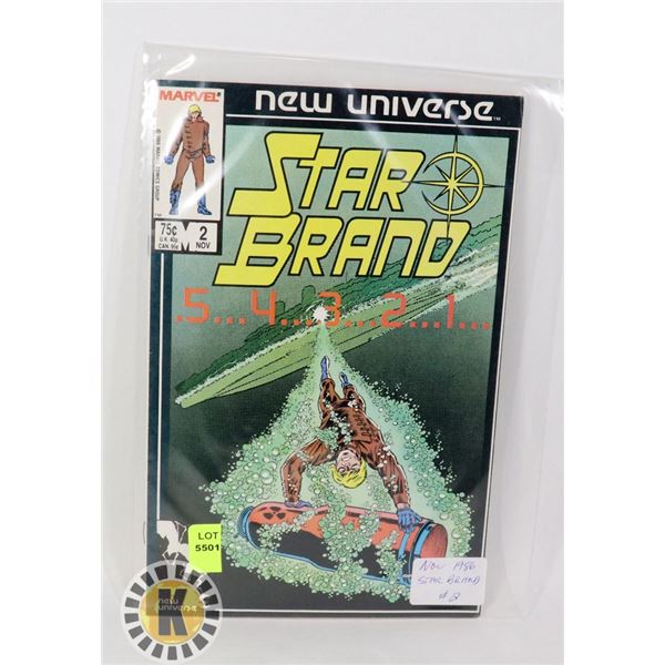 NEW UNIVERSE STAR BRAND #2 '86