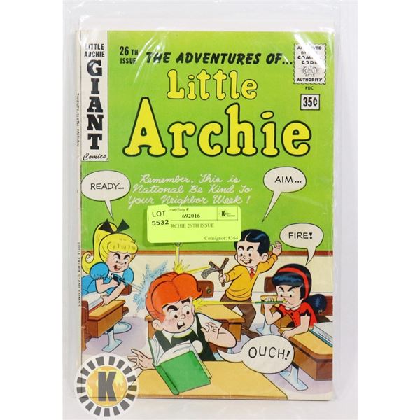 LITTLE ARCHIE 26TH ISSUE