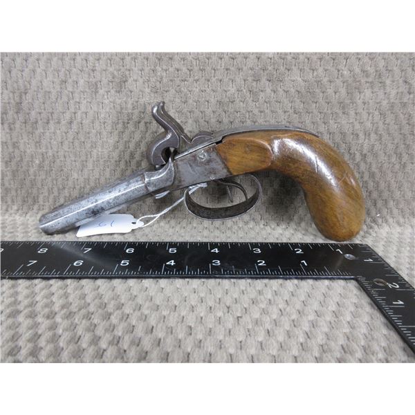 Antique - Double Barrel Cap & Ball Pistol in 38 Cal???