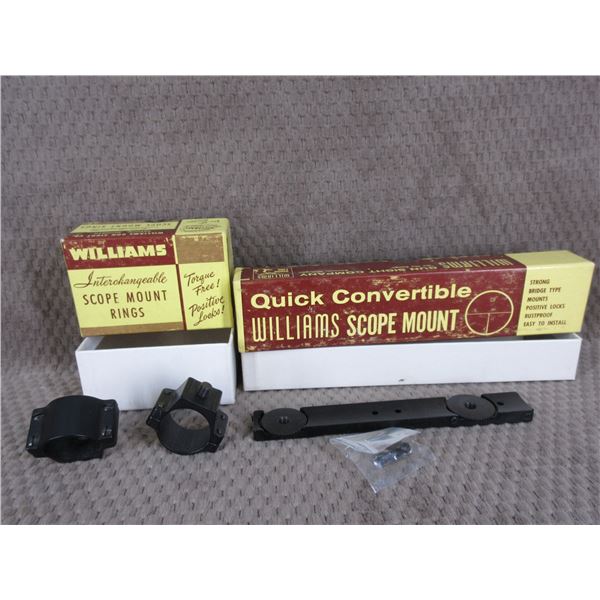 Williams Model TM RU Base & Standard 1" Rings