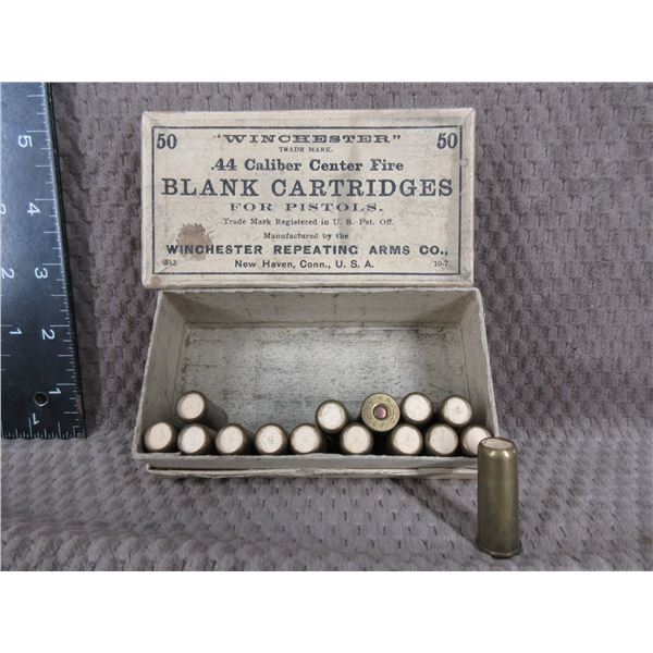 Collector Ammo - Winchester 44 WCF Blank Cartridges
