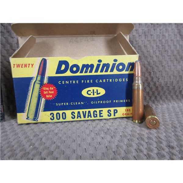 Collector Ammo - Dominion 300 Savage - Box of 20
