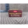 Image 2 : Collector Ammo - C-I-L 38 Special Pistol Match Wad Cutter