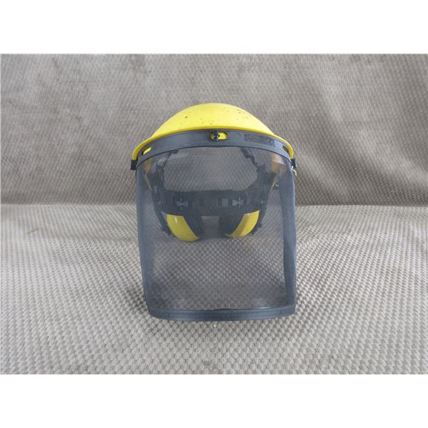 Metal Mesh Face Shield with Ear Protection