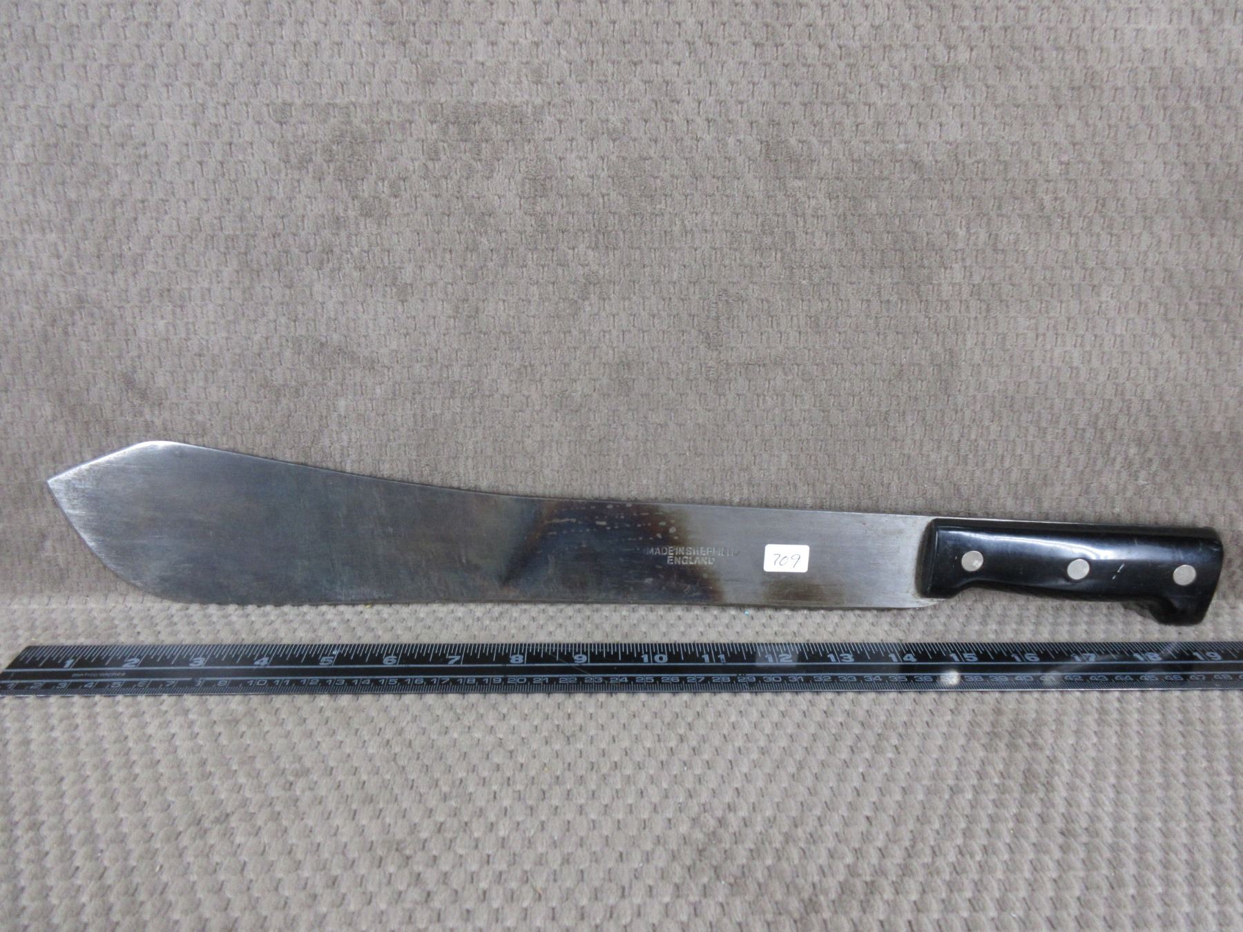 Machete with Bakelite Handles Made in Sheffield England