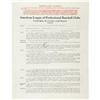 Image 2 : 1935 Vernon "Lefty" Gomez Signed Contract