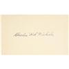 Image 2 : 1946 "Kid" Nichols Signed Government Postcard