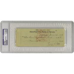 1946 Ty Cobb Signed Check