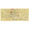 Image 1 : 1949 Eddie Collins Signed Check