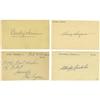 Image 2 : 1940's-50's Hall of Famers Signed Postcards
