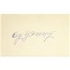 Image 1 : Early 1950's Cy Young Signed Index Card