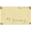 Image 1 : 1955 Cy Young Signed Government Postcard