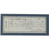 Image 1 : 1959 Ty Cobb Signed Check