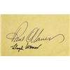 Image 1 : Circa 1960 Paul & Lloyd Waner Signed Index Card