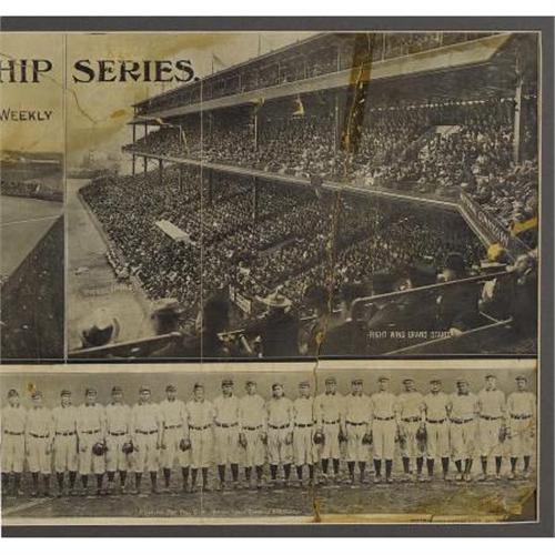 1909 World Series Panoramic Photographic Display