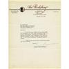 Image 1 : 1952 George Preston Marshall Signed Letter