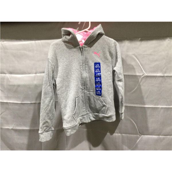 Puma Fleece Lined Zip-up Hoodie (L 10-12)