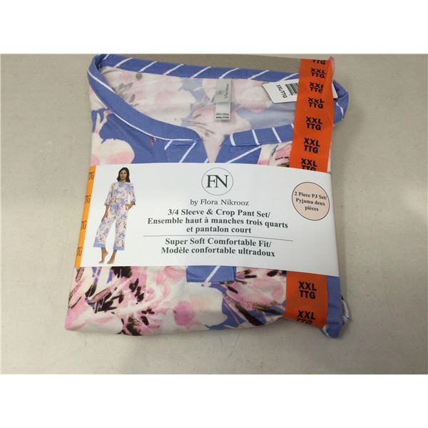 Flora Nikrooz 3/4 Sleeve & Crop Pant Set