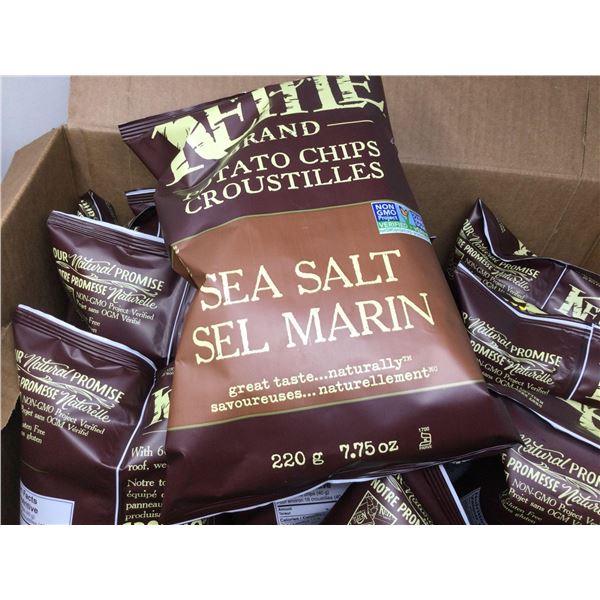 Case of Kettle Brand Sea Salt Potato Chips
