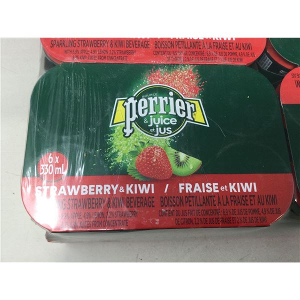 Perrier & Juice- Strawberry & Kiwi (4 x 6 x 330ml)