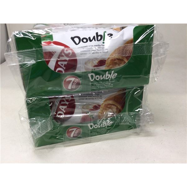7 Days Double Croissant with Vanilla & Strawberry Filling (2 x 6 x 75g)