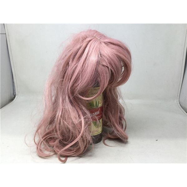 Pink wig