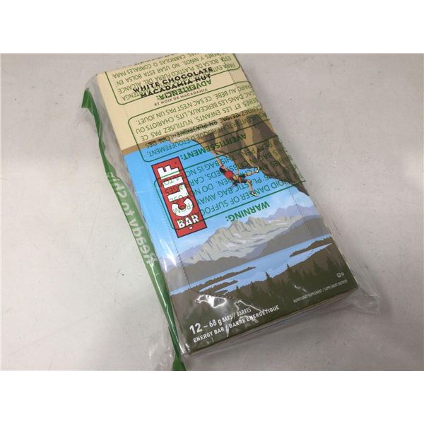 Cliff White Chocolate Macadamia Nut Energy Bars (12 x 68g)