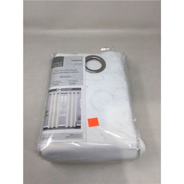 Design Decor Two Grommet Panels- Sateen (2-38in x 84in)