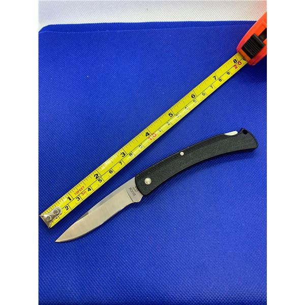 Buck folding pocket knife.