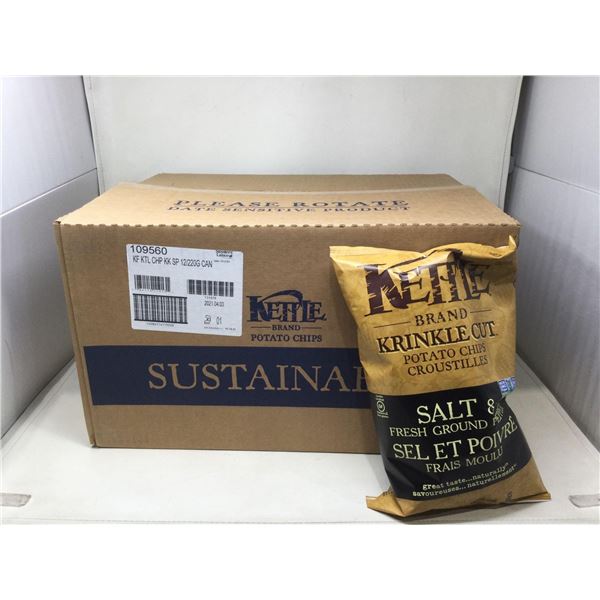Case of Kettle- Salt & Fresh Ground Pepper (12 x 220g)