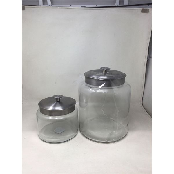 Glass Canisters with Lids