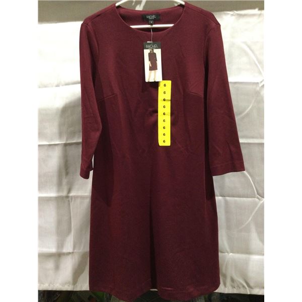 Rachel Roy Burgandy Dress (6)