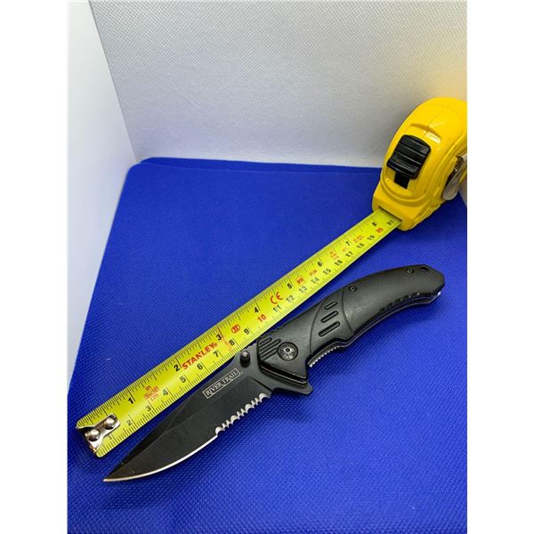 River Trail Folding Pocket Knife with Clip.