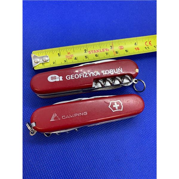 Lot of 2  Swiss Army Knives