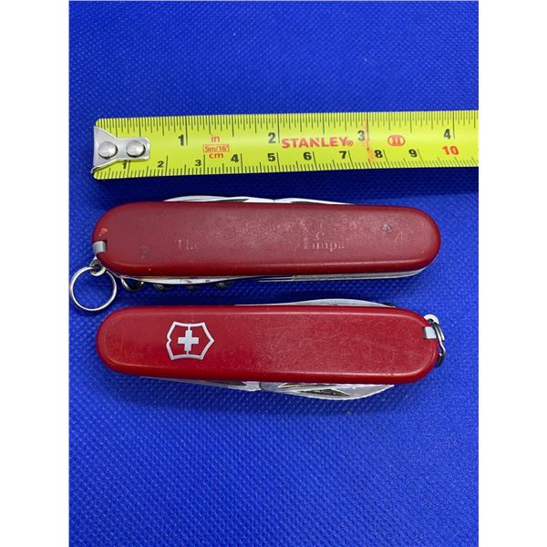 Lot of 2   Swiss Army Knives
