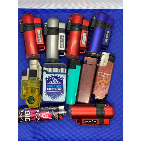 Lot of Butane Lighters.