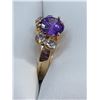 Image 2 : Ladies Anythest Style Multi Gemstone ring- Size 7