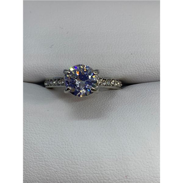 Ladies 14K Gp 1.0 Carat Solitaire engagement ring size 7